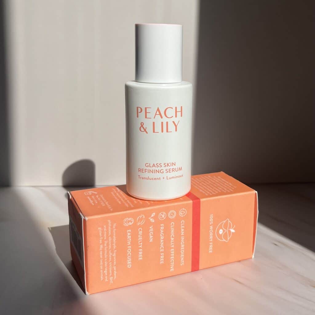 Peach and Lily glass skin serum