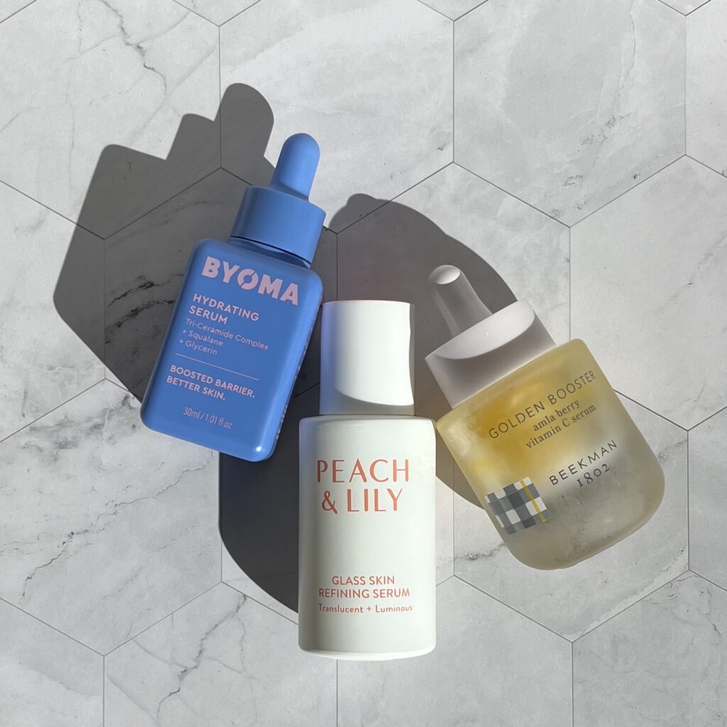 Serums with clean ingredients